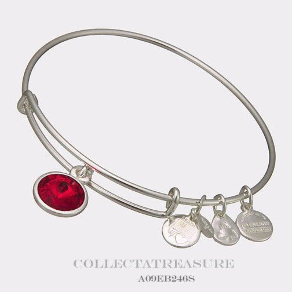 Alex and Ani July Birthstone (Ruby) Bangle